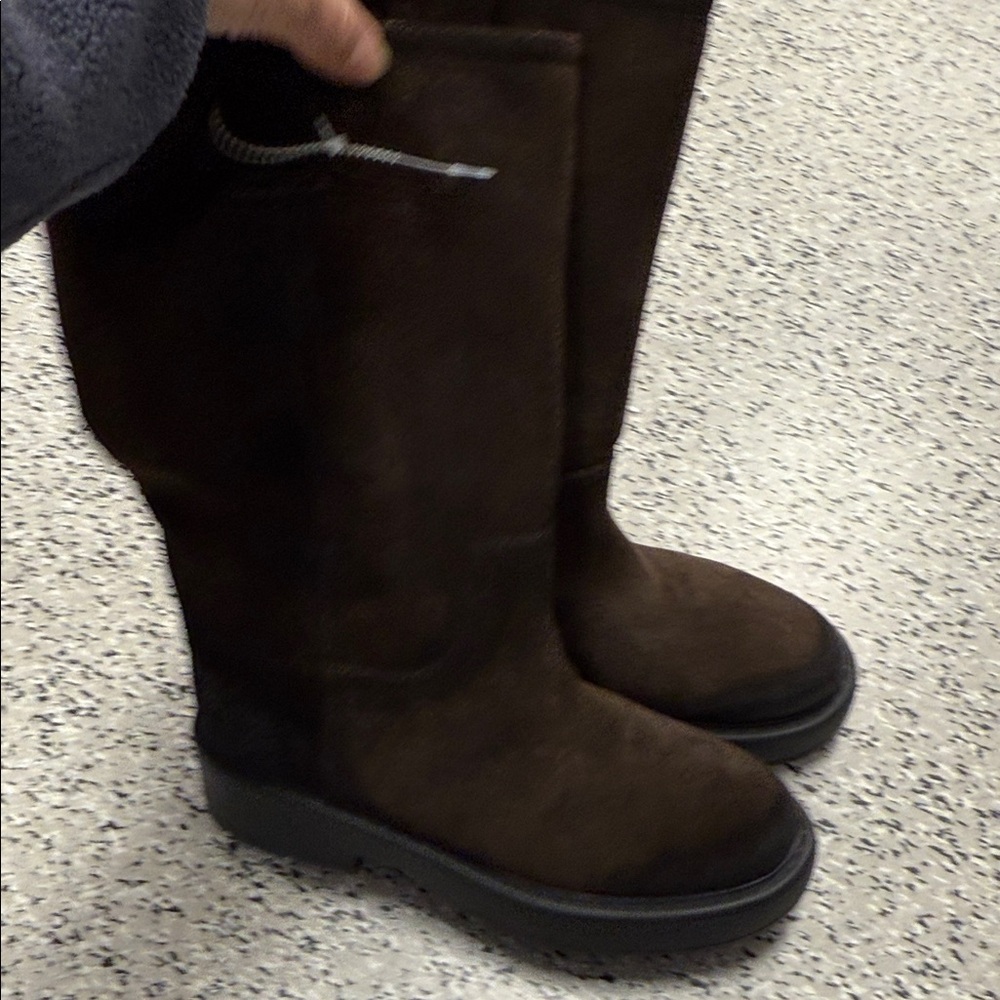 Jeffrey Campbell Brown Combat Boots - Picture 2 of 6